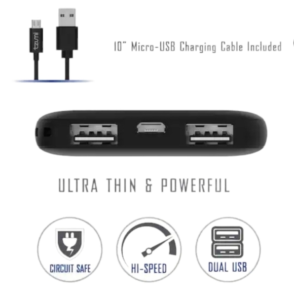 Tzumi PocketJuice 4000 Portable Cellphone/Tablet Battery High Speed Charger NIB - Picture 7 of 7